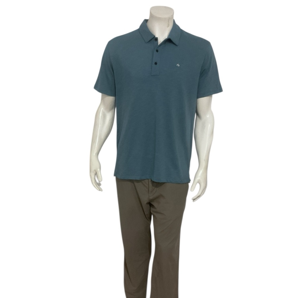Rag & Bone Men’s Celeste Blue Polo Shirt